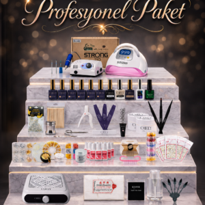 💎 PRO Nail Art Seti – Full Profesyonel Paket (Her Şey Dahil)